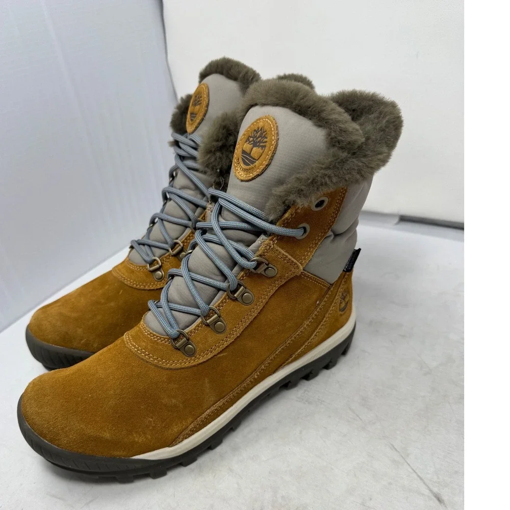 🔥Timberland‎ 🤎Mount Hope Waterproof Winter Boots Suede Primaloft insulated-9 - Picture 4 of 10